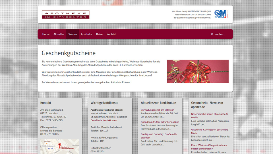 Apotheke CCL - Homepage
