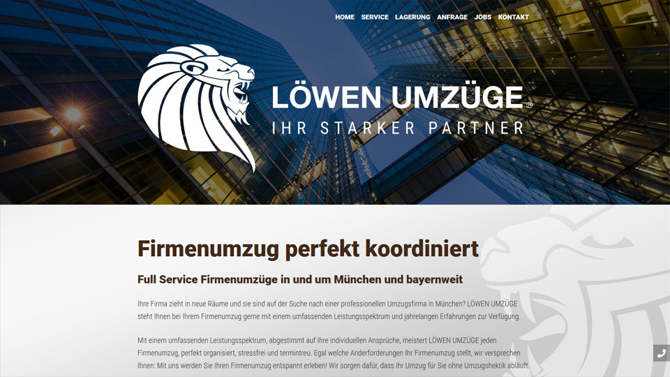 Löwen Umzüge - Homepage
