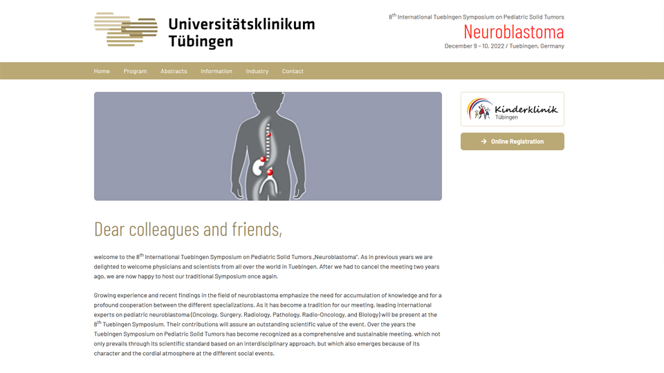 neuroblastoma-tuebingen2022.com - Relaunch