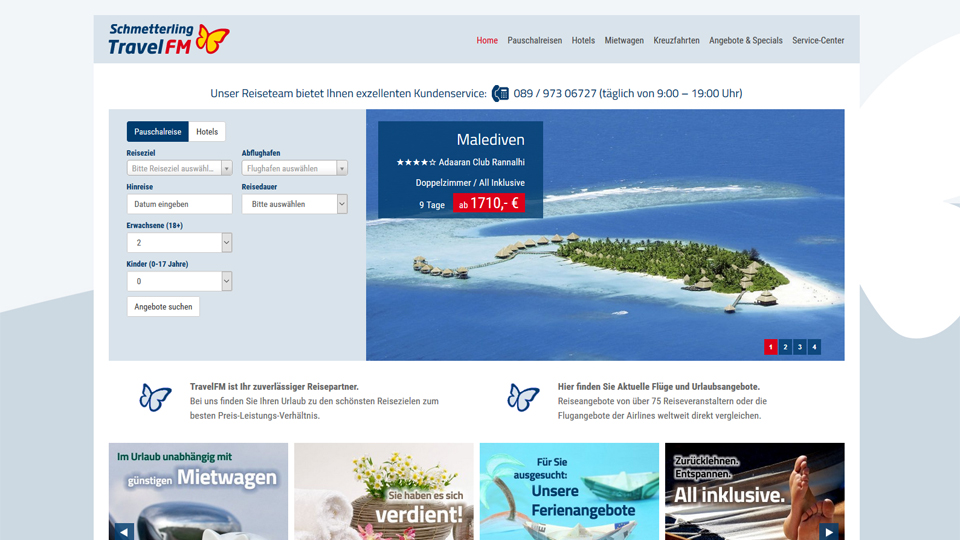 travelFM - Homepage